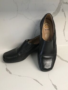 Earth Spirit Women’s Black Leather Shoe “Ally” US 7.5